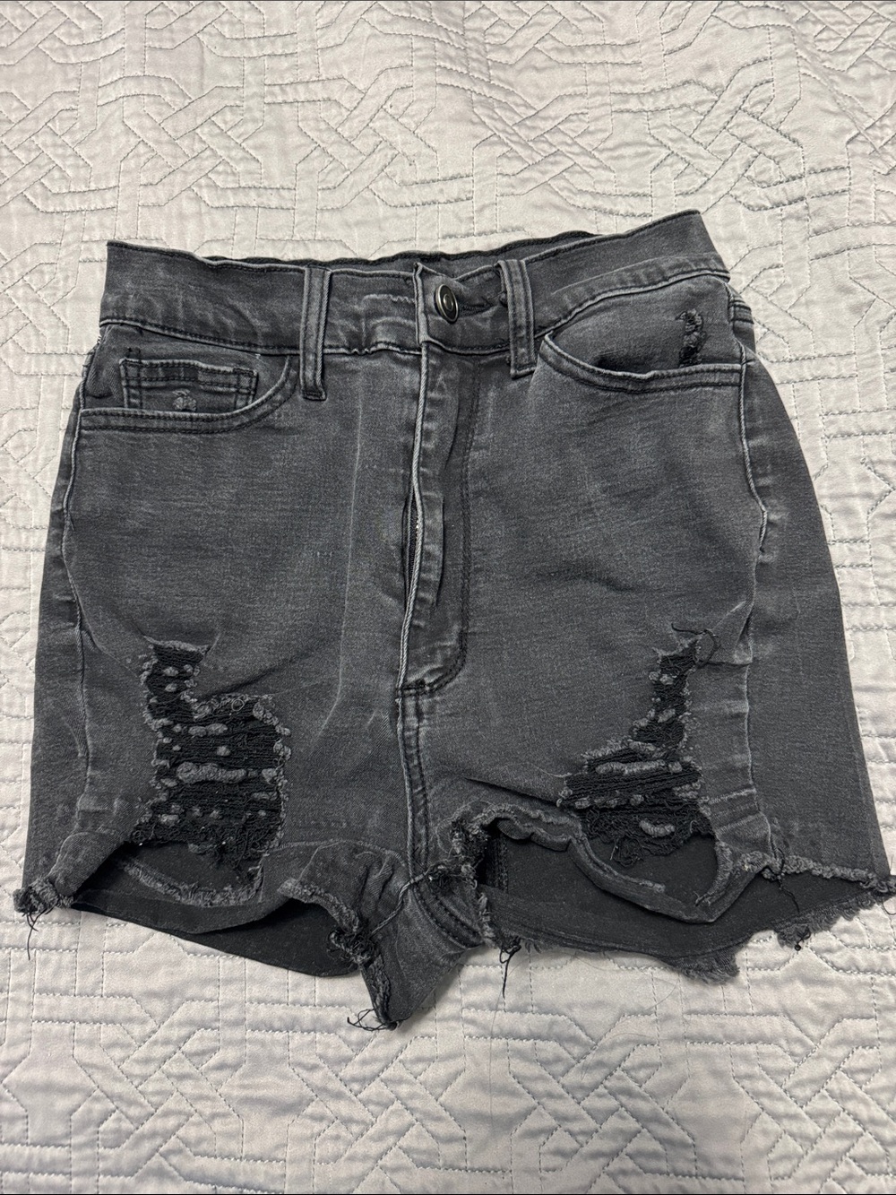 High Waist Denim Shorts
